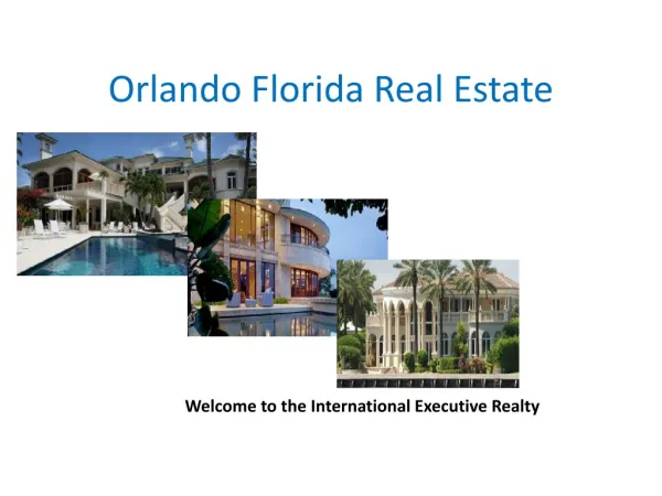 Orlando Florida Real Estate
