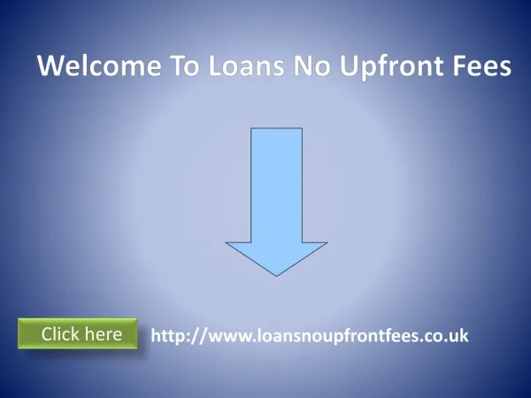 Financial Help Without Any Extra Upfront Fees