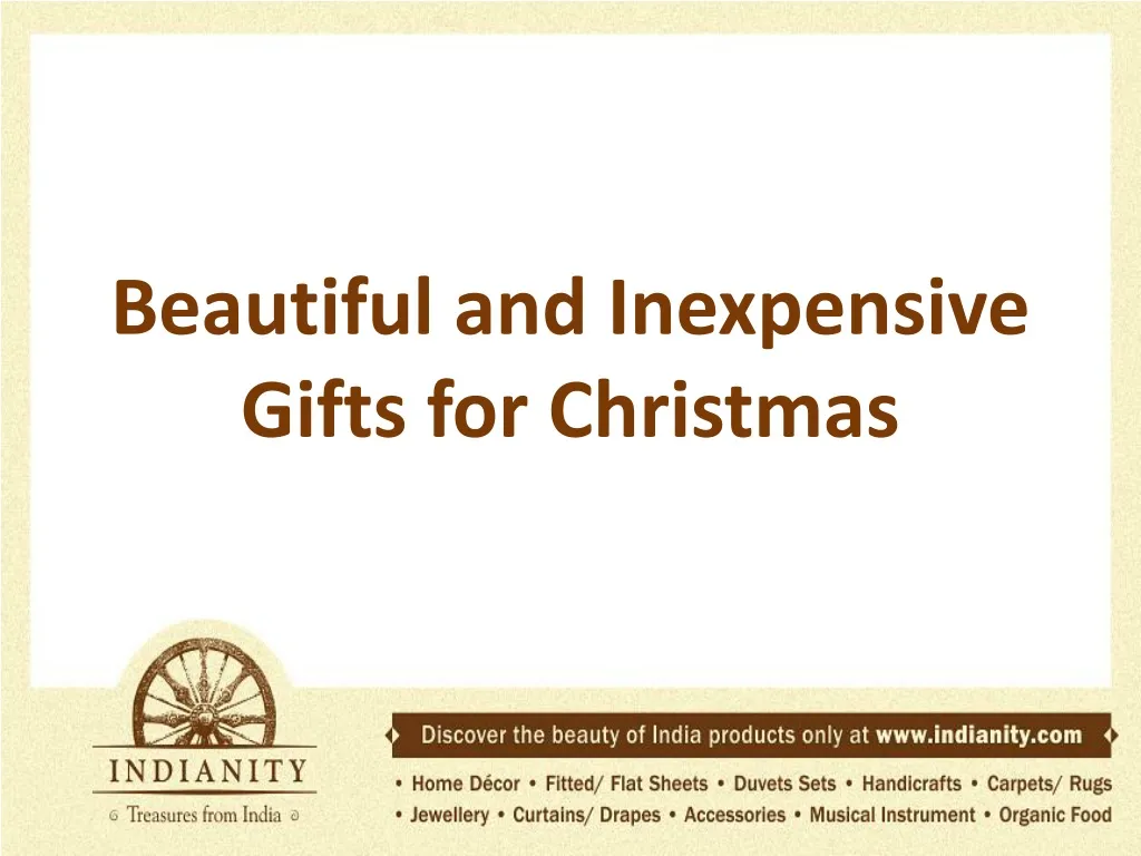 beautiful and inexpensive gifts for christmas