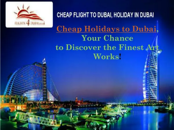 Cheap Flights to Dubai