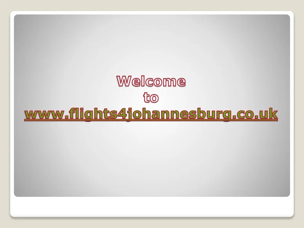 welcome to www flights4johannesburg co uk