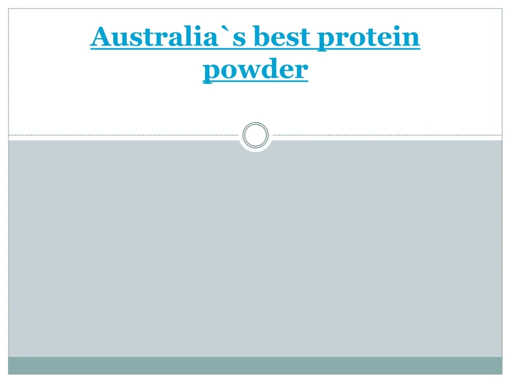 australia s best protein powder