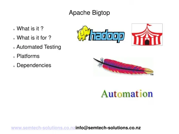 An introduction to Apache Bigtop