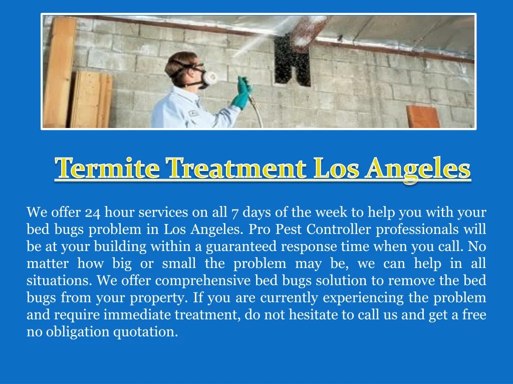 termite treatment los angeles
