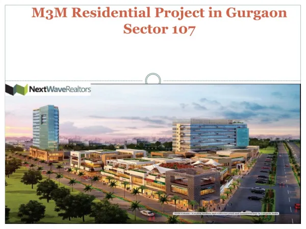 M3M New Residential Projects Gurgaon