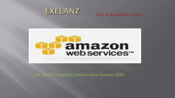 Exelanz Cloud Computing