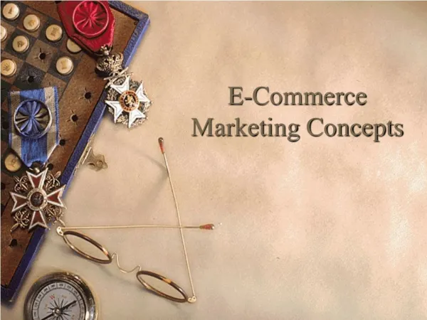 E-Commerce Marketing Concepts