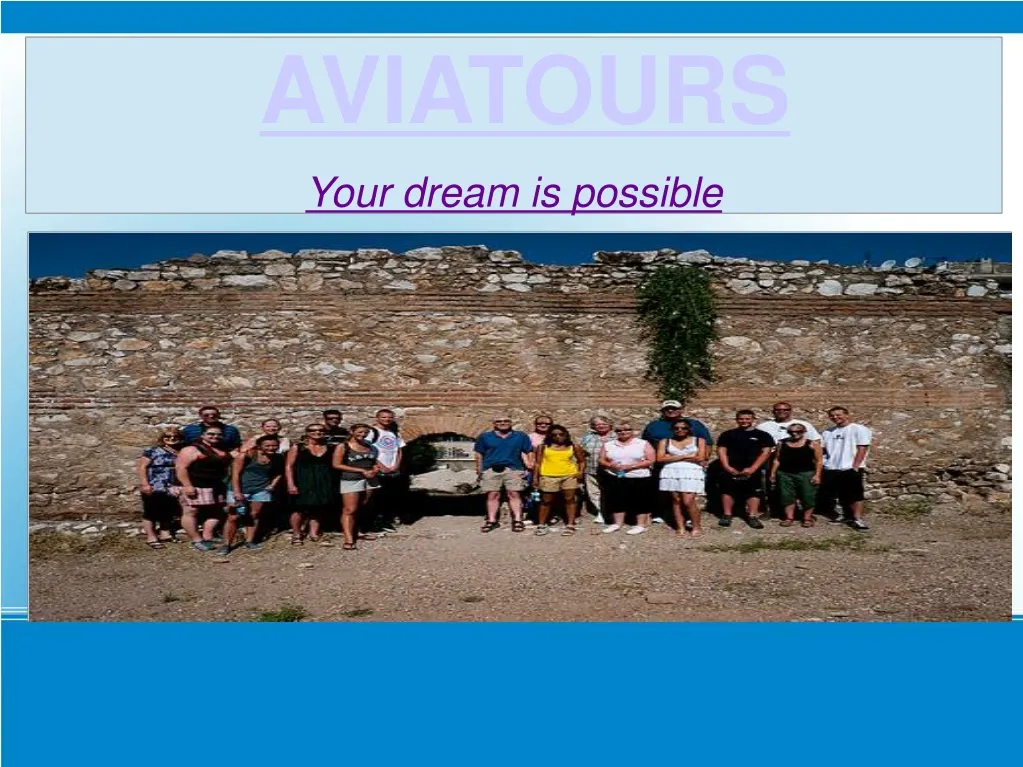 aviatours your dream is possible