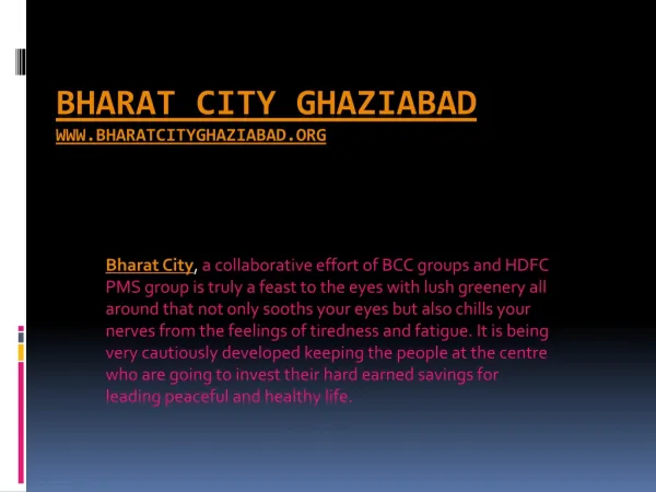 bharat city Ghaziabad
