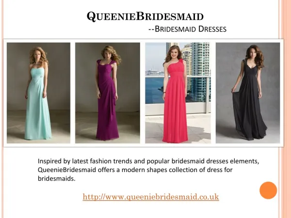 Hot Style Bridesmaid Dresses Of Queenie Bridesmaid