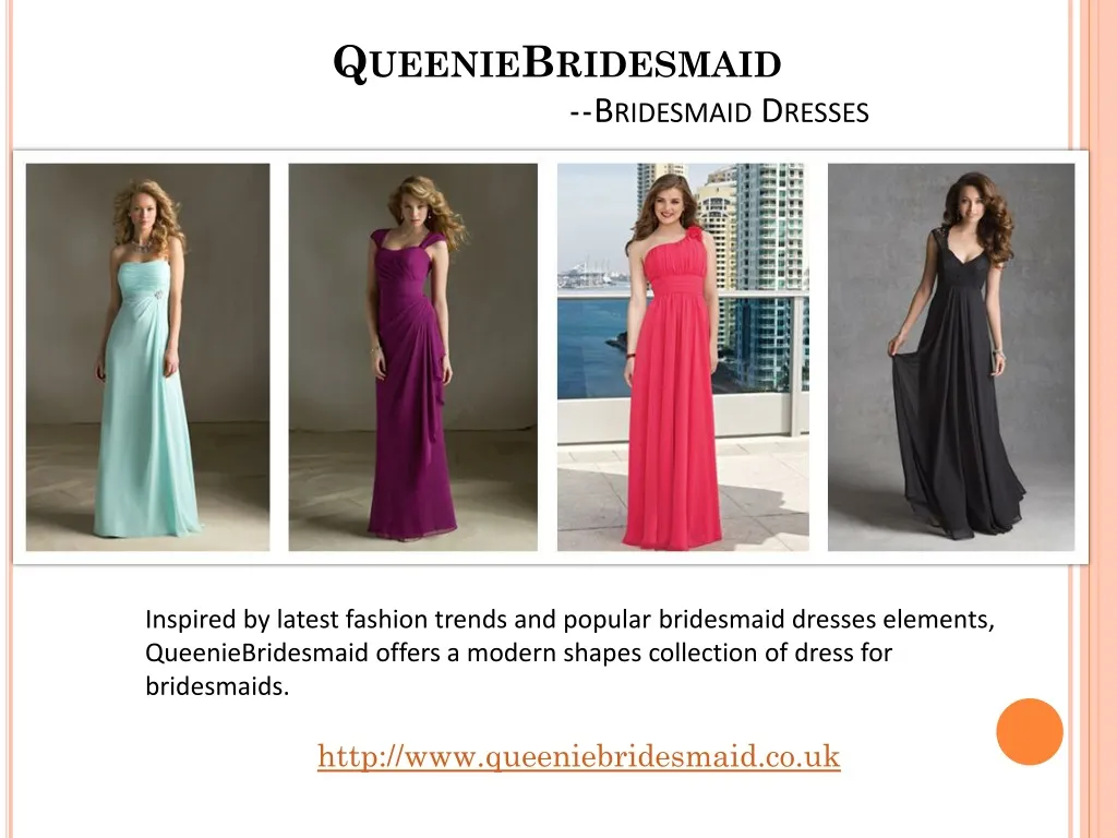 queeniebridesmaid bridesmaid dresses