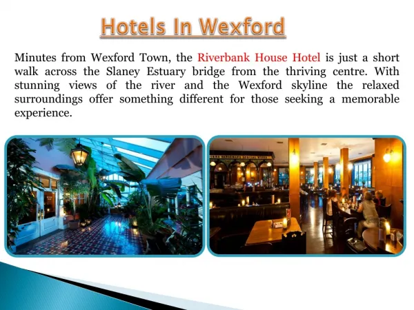Hotels In Wexford