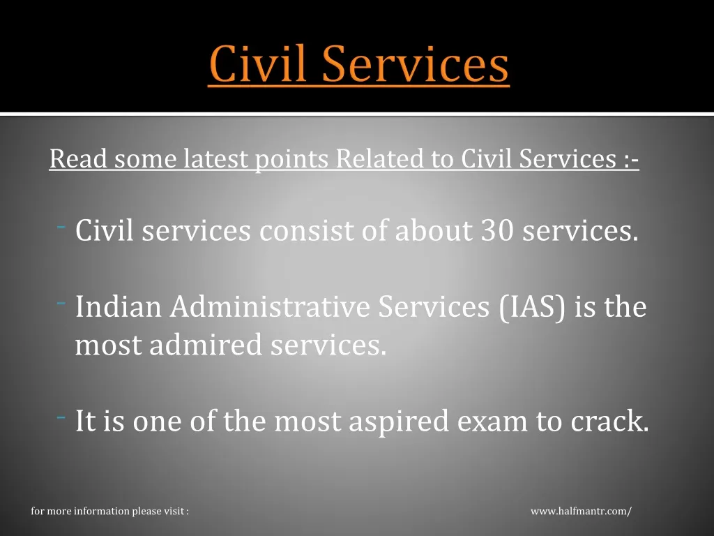 civil services