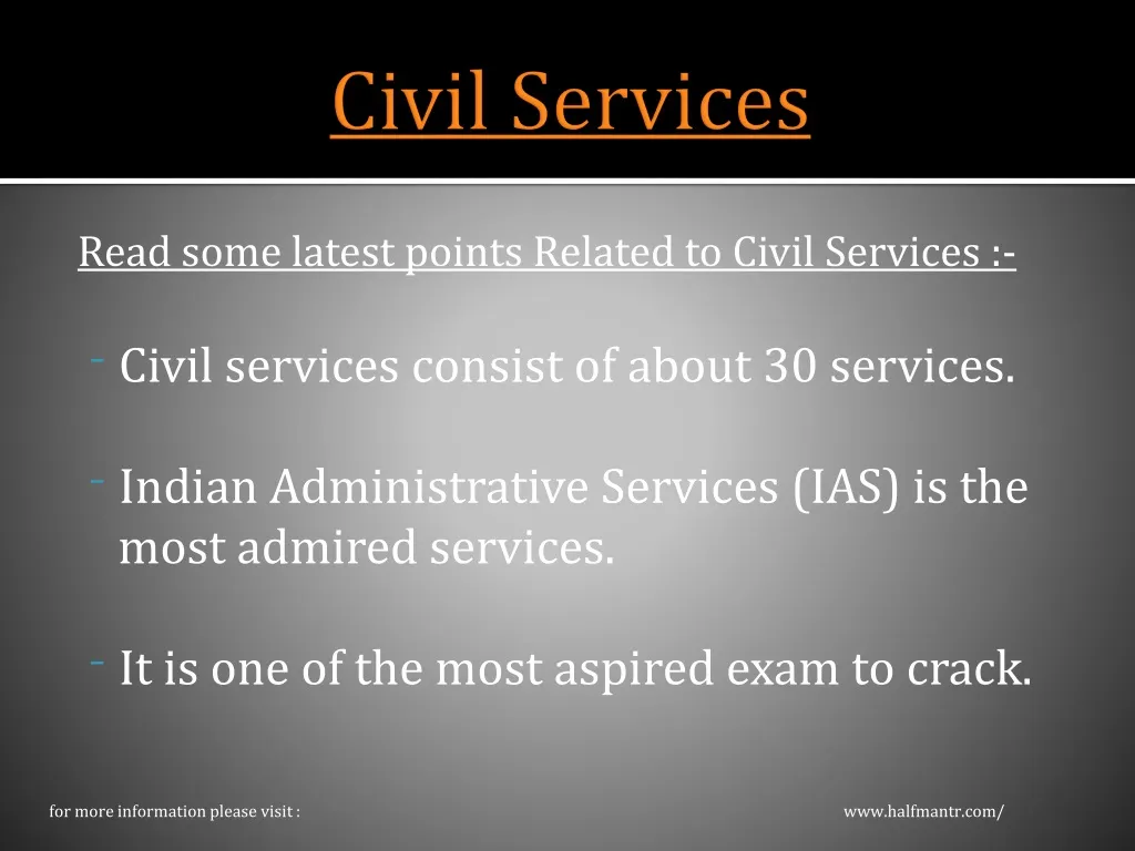 civil services