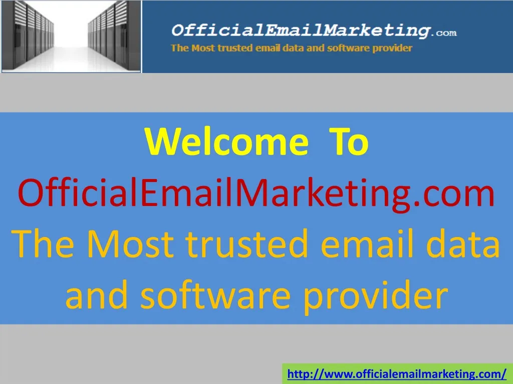 welcome to officialemailmarketing com the most