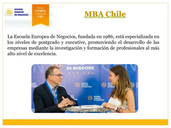 MBA EN Chile