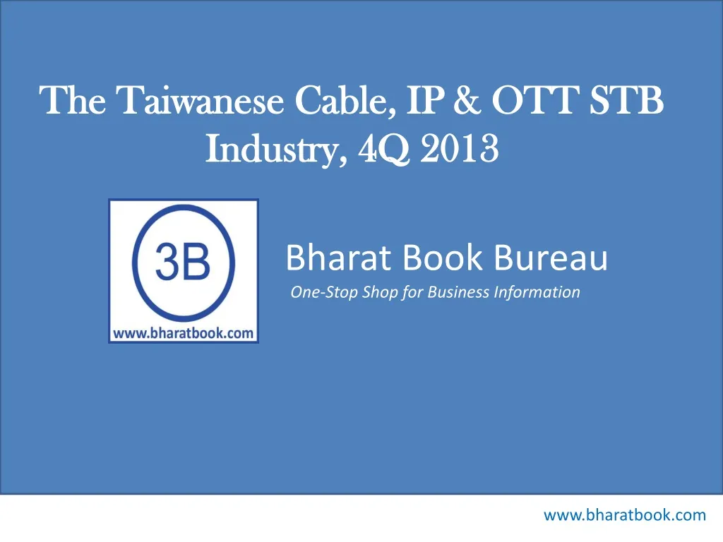 the taiwanese cable ip ott stb industry 4q 2013
