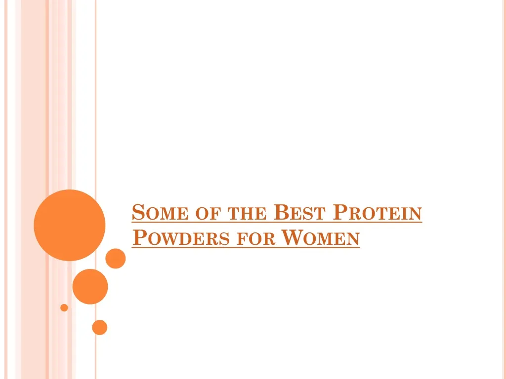 some of the best protein powders for women