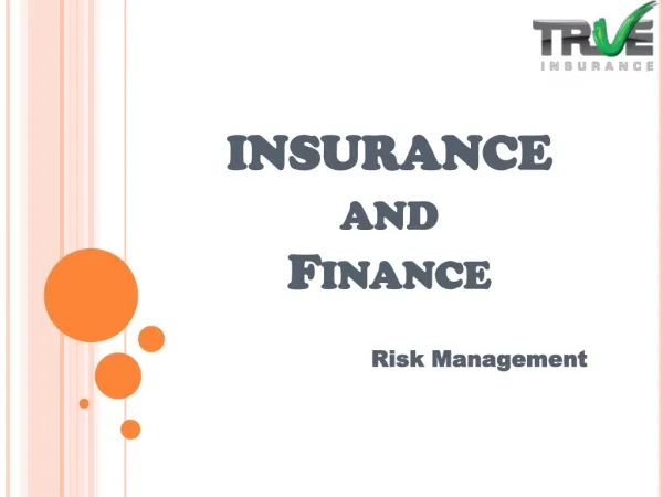 Insurance - Risk Management