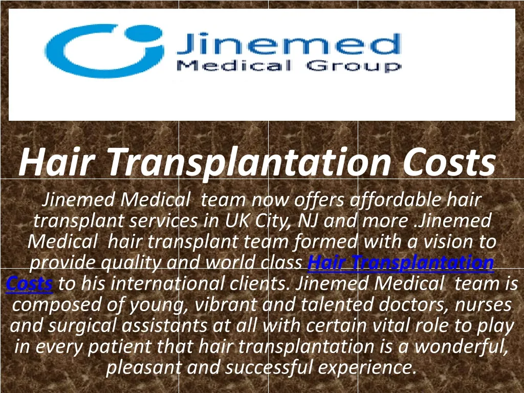 hair transplantation costs