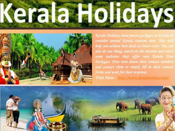 Honeymoon Packages Kerala
