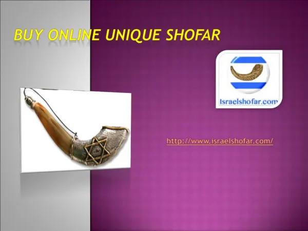 Buy Online unique shofar