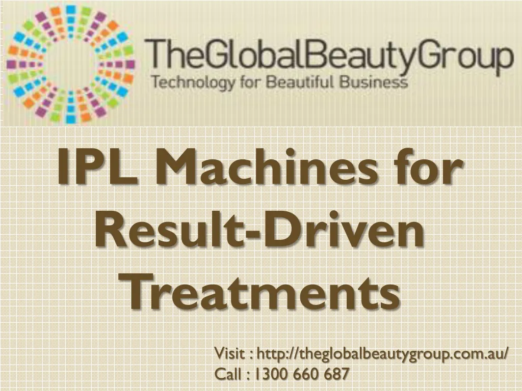 ipl machines for result driven treatments