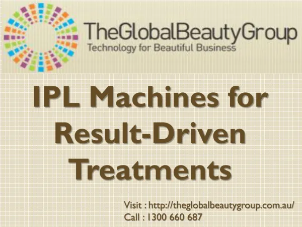 IPL Machines for Result-Driven Treatments