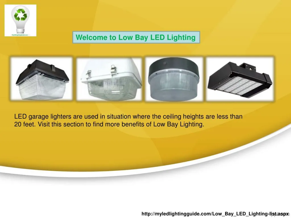 welcome to low bay led lighting