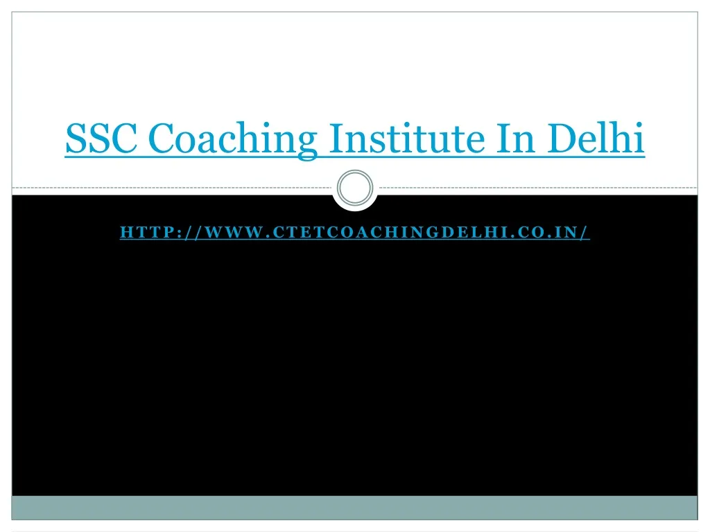 ssc coaching institute in delhi