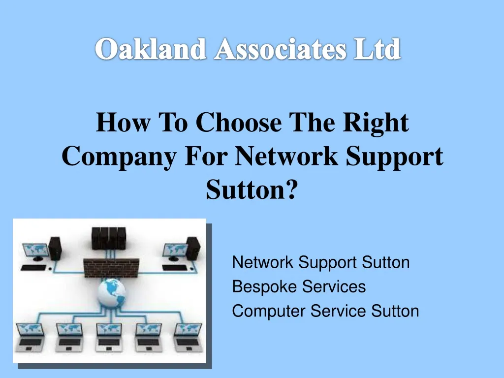 how to choose the right company for network
