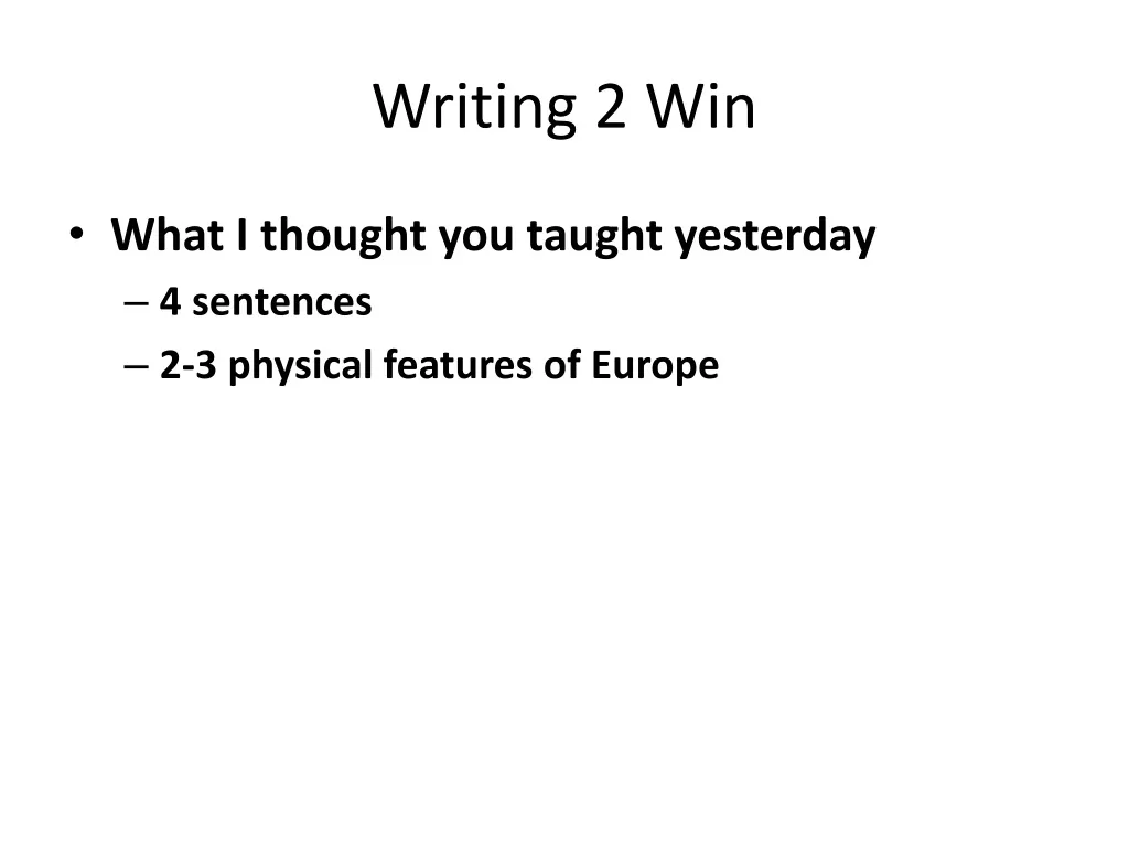 writing 2 win