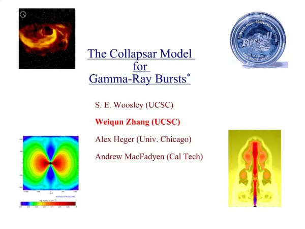 The Collapsar Model for Gamma-Ray Bursts