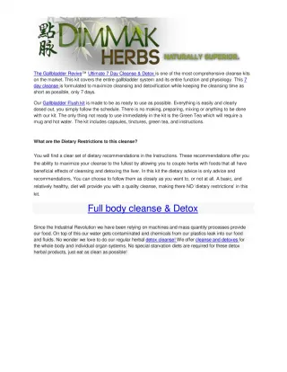 Gallbladder Revive - slide 1