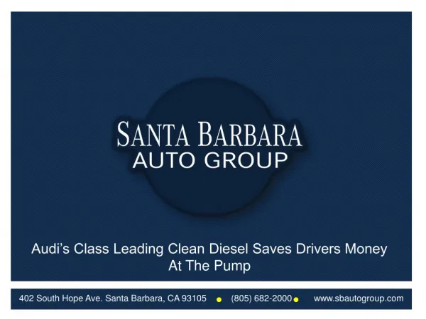 402 south hope ave santa barbara ca 93105 805 682 2000 www sbautogroup com