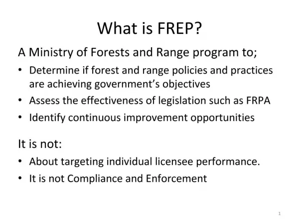 What is FREP