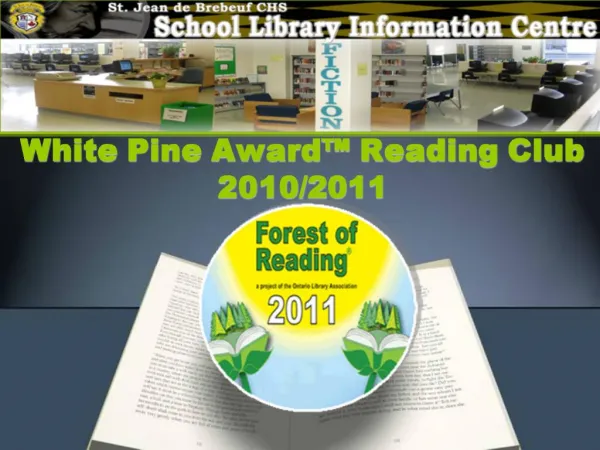White Pine Award Reading Club 2010