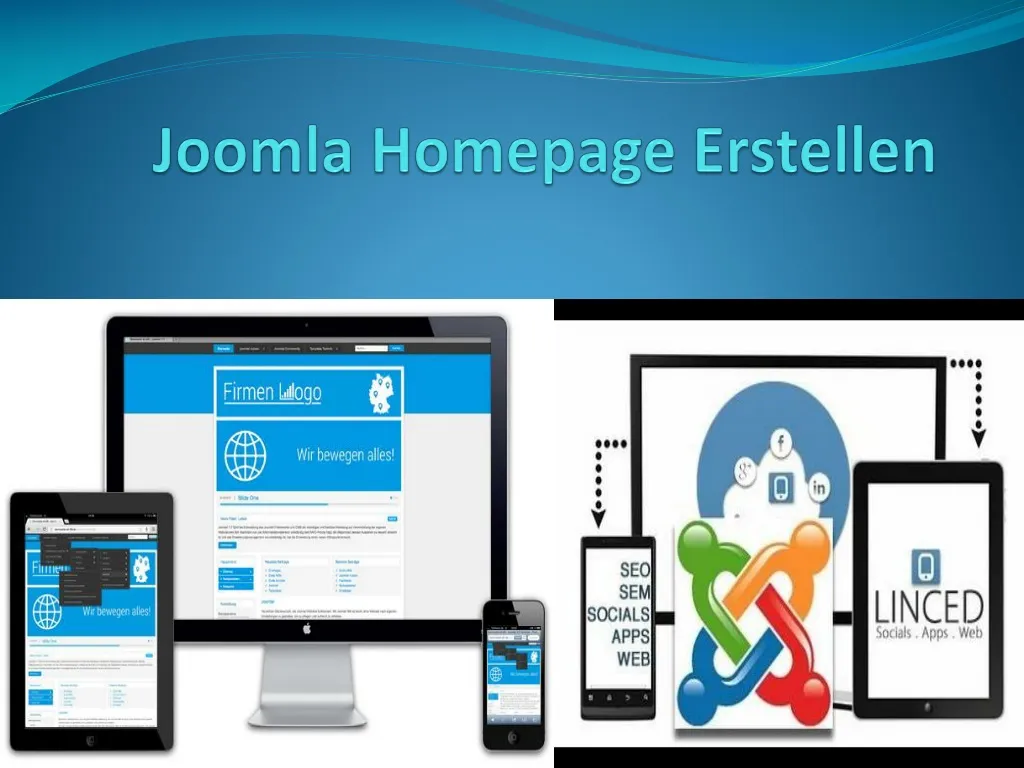 joomla homepage erstellen