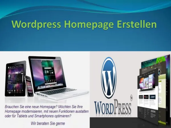 Wordpress Homepage Wien