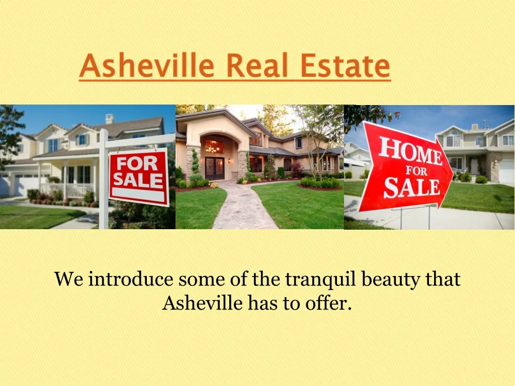asheville real estate