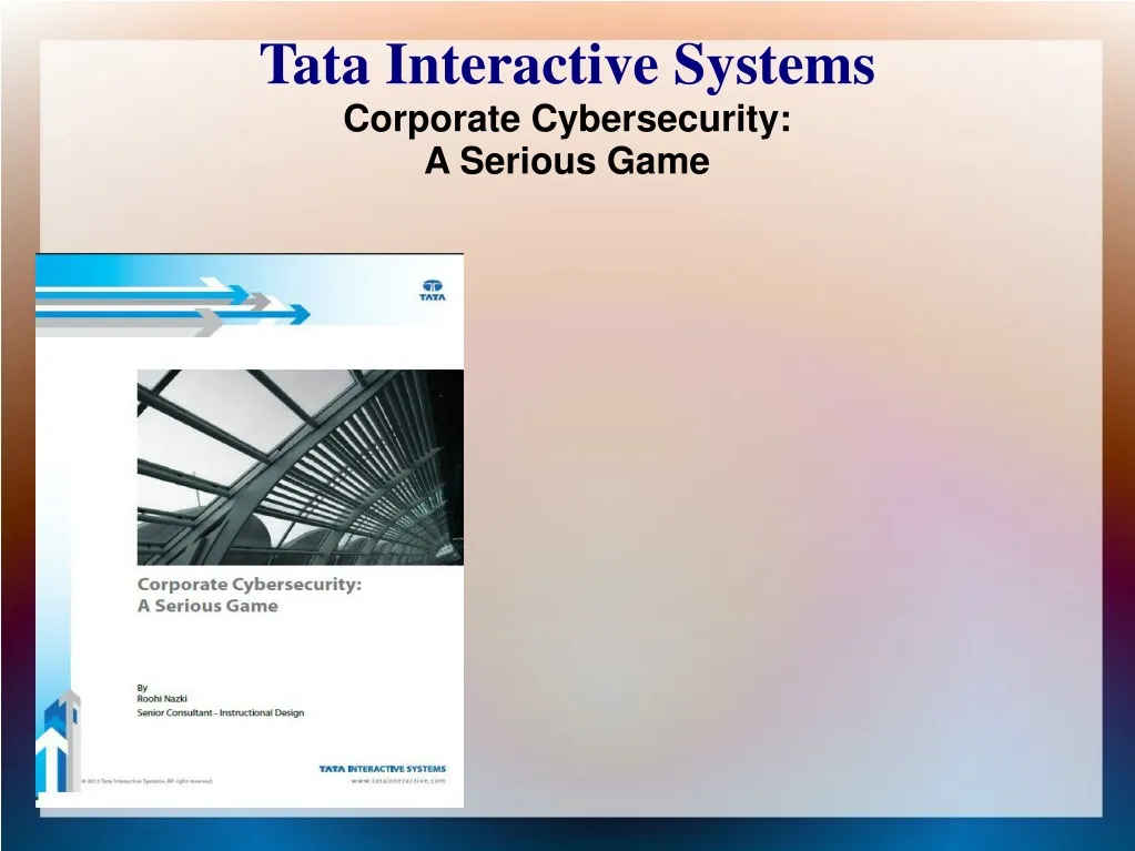 tata interactive systems corporate cybersecurity a serious game