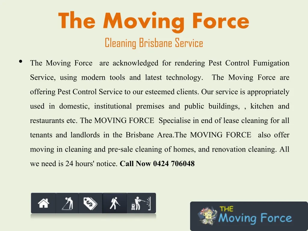 the moving force cleaning brisbane service