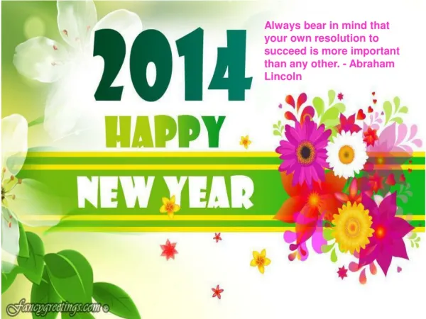 Happy New Year 2014 Wishes