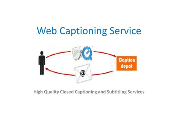 web captioning service