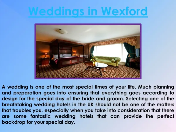 Weddings in Wexford