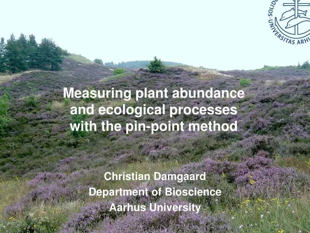 measuring plant abundance and ecological