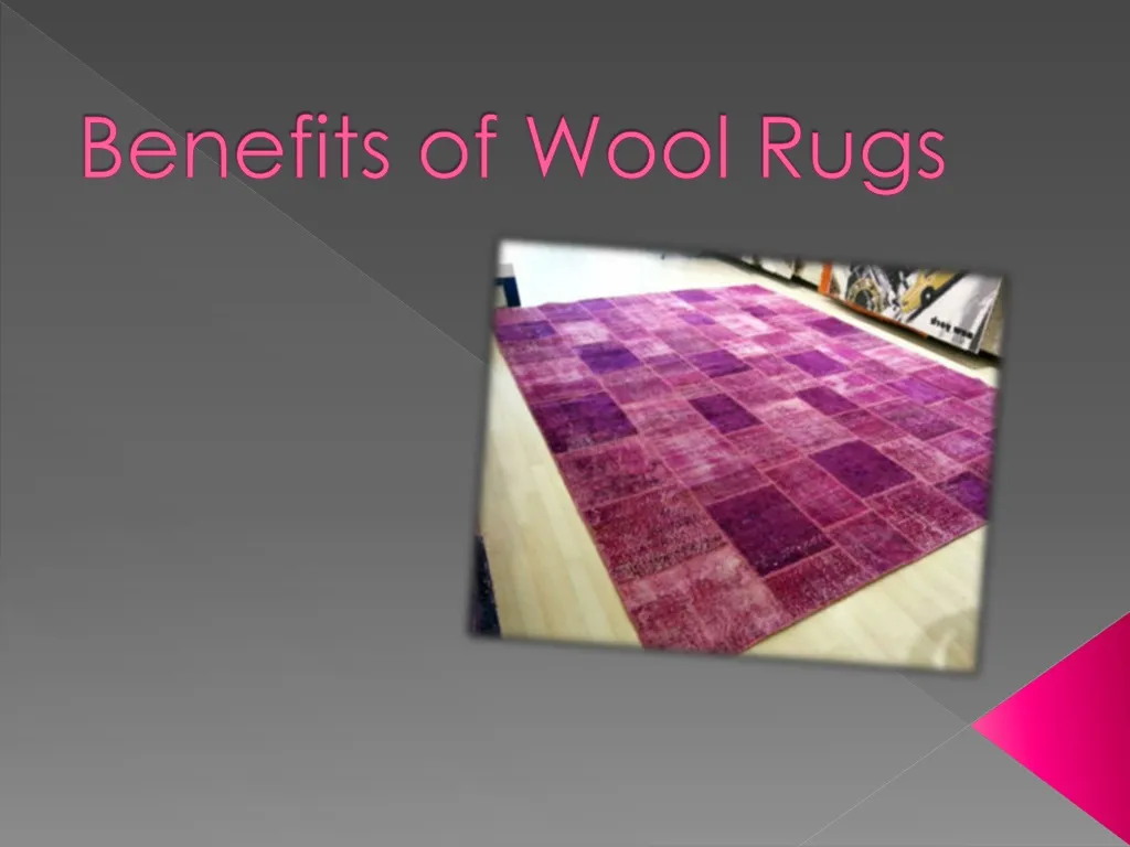 benefits of wool rugs