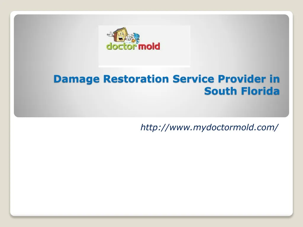damage restoration service provider in south florida