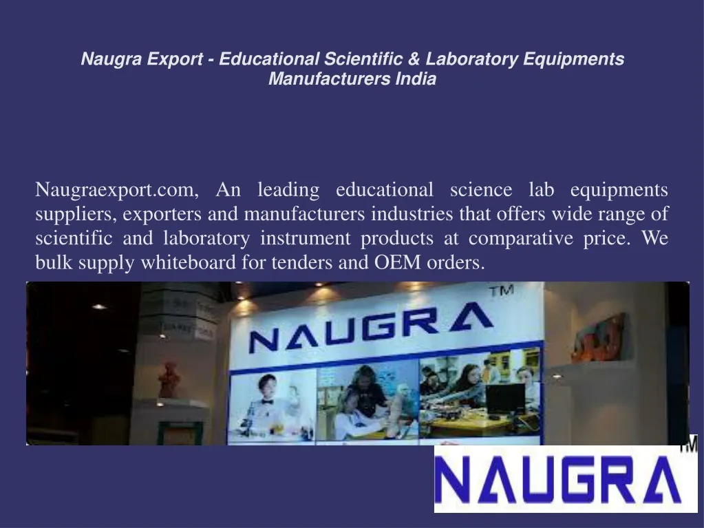 naugra export educational scientific laboratory equipments manufacturers india