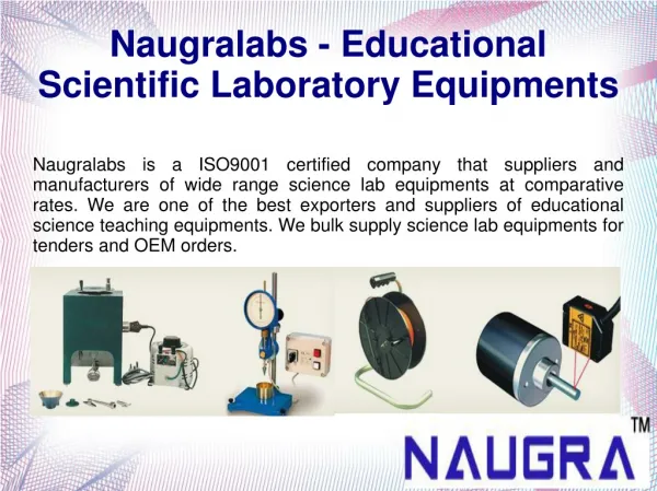 Science Lab Equipments